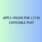 Image of Apply online for 11749 Constable Post
