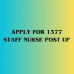 Image of Apply for 1377 Staff Nurse Post UP