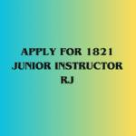 Image of Apply for 1821 Junior Instructor RJ