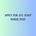 image of Apply for 191 Staff Nurse Post