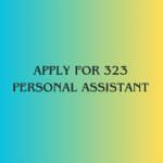 Image of Apply for 323 Personal Assistant