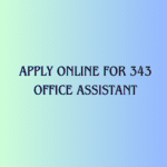 Image of Apply Online for 343 Office Assistant
