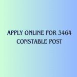 Image of Apply online for 3464 Constable Post