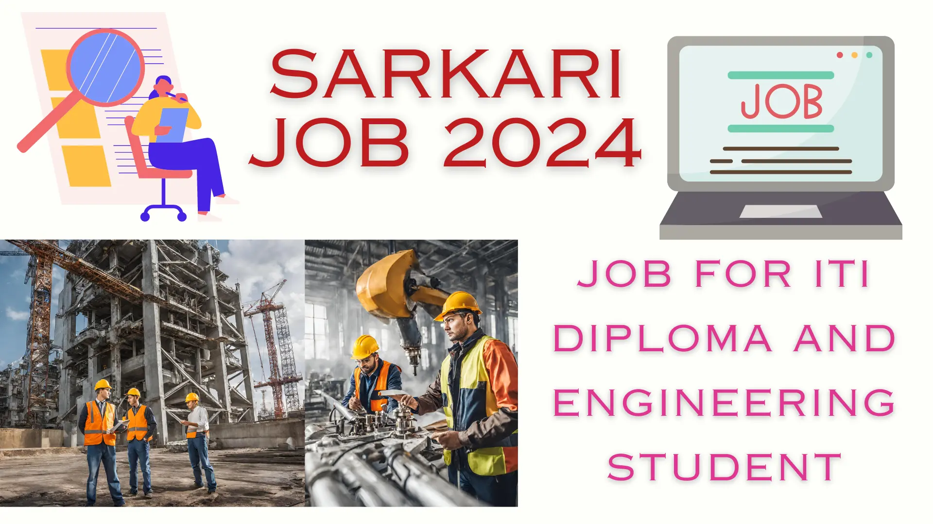 This is an image of Job Listings for ITI Students and Diploma Holders