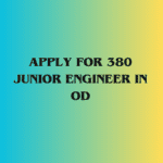 Image of Apply for 380 Junior Engineer in OD