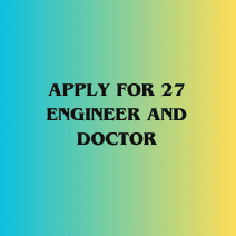 Image of Apply for 27 Engineer and Doctor