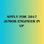 image of Apply for 2847 Junior Engineer in UP