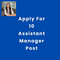 This is an image of Apply for 10 Assistant Manager Post
