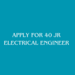This is an image of Apply for 40 JR Electrical Engineer