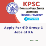 This is an image of Apply For 410 Group C Jobs at KA