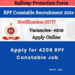 This is an image of Apply for 4208 RPF Constable Job