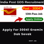 This is an image of Apply For 30041 Gramin Dak Sevak