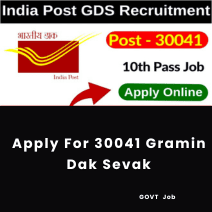 This is an image of Apply For 30041 Gramin Dak Sevak