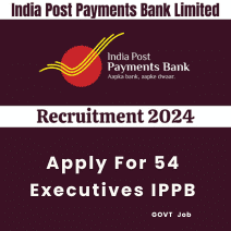 This is an image of Apply For 54 Executives IPPB