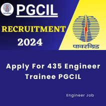 This is an image of Apply For 435 Engineer Trainee PGCIL