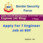 This is an image of Apply For 7 Engineer Job at BSF