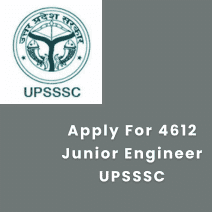 This is an image of Apply For 4612 Junior Engineer UPSSSC