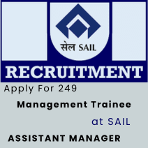 SAIL Recruitment for Management Tranee
