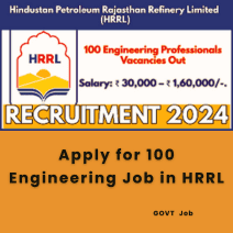 This is an image of Apply for 100 Engineering Job in HRRL