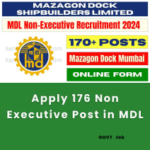 This is an image of Apply 176 Non Executive Post in MDL