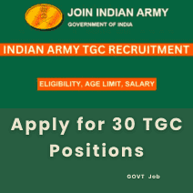 This is an image of Apply for 30 TGC Positions