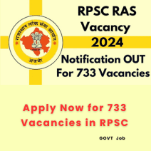 This is an image of Apply Now for 733 Vacancies in RPSC