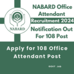 This is an image of Apply for 108 Office Attendant Post
