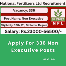 Image of Apply For 336 Non Executive Posts
