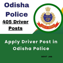 This is an image of Apply Driver Post in Odisha Police