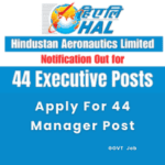 Apply For 44 Manager Postat HAL