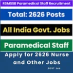 Apply for 2626 Nurse and Other Jobs