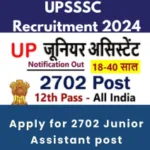 Apply for 2702 Junior Assistant post