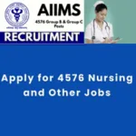 Apply for 4576 Nursing and Other Jobs