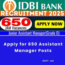 Apply for 650 Assistant Manager Posts