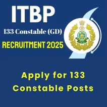 ITBP Recruitment 2025:Apply for 133 Constable Posts