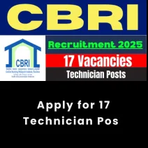 Apply for 17 Technician Post