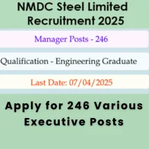 Apply for 246 Various Executive Posts