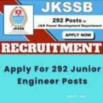 Apply For 292 Junior Engineer Posts