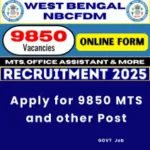 Apply for 9850 MTS and other Post
