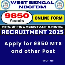 Apply for 9850 MTS and other Post