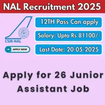 Apply for 26 Junior Assistant Job
