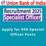 Apply for 500 Special Officer Posts