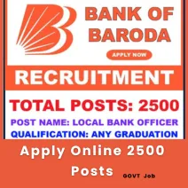 Apply Online 2500 Posts