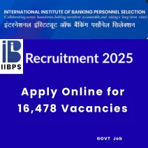 Apply Online for 16,478 Vacancies