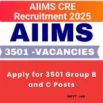 Apply for 3501 Group B and C Posts