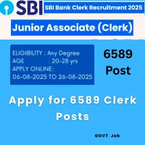 Apply for 6589 Clerk Posts