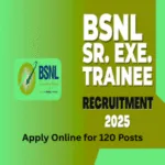 Apply Online for 120 Posts