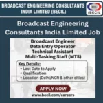 Broadcast Engineering Consultants India Limited Job