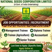 National Seeds Corporation Limited Job